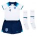 Maglie da calcio Inghilterra Declan Rice #4 Prima Maglia Bambino Mondiali 2022 Manica Corta (+ Pantaloni corti)